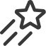 Ícone de estrela com performance